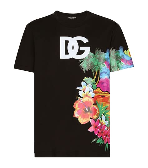 dolce gabbana blumen t shirt|dolce gabbana shirts on sale.